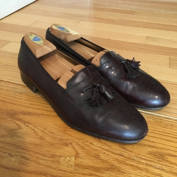 SALVATORE FERRAGAMO Brown Leather Tassel Loafers